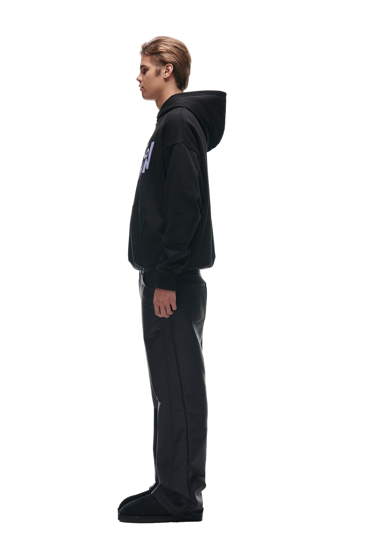 DOUBLE HOODIE BLACK