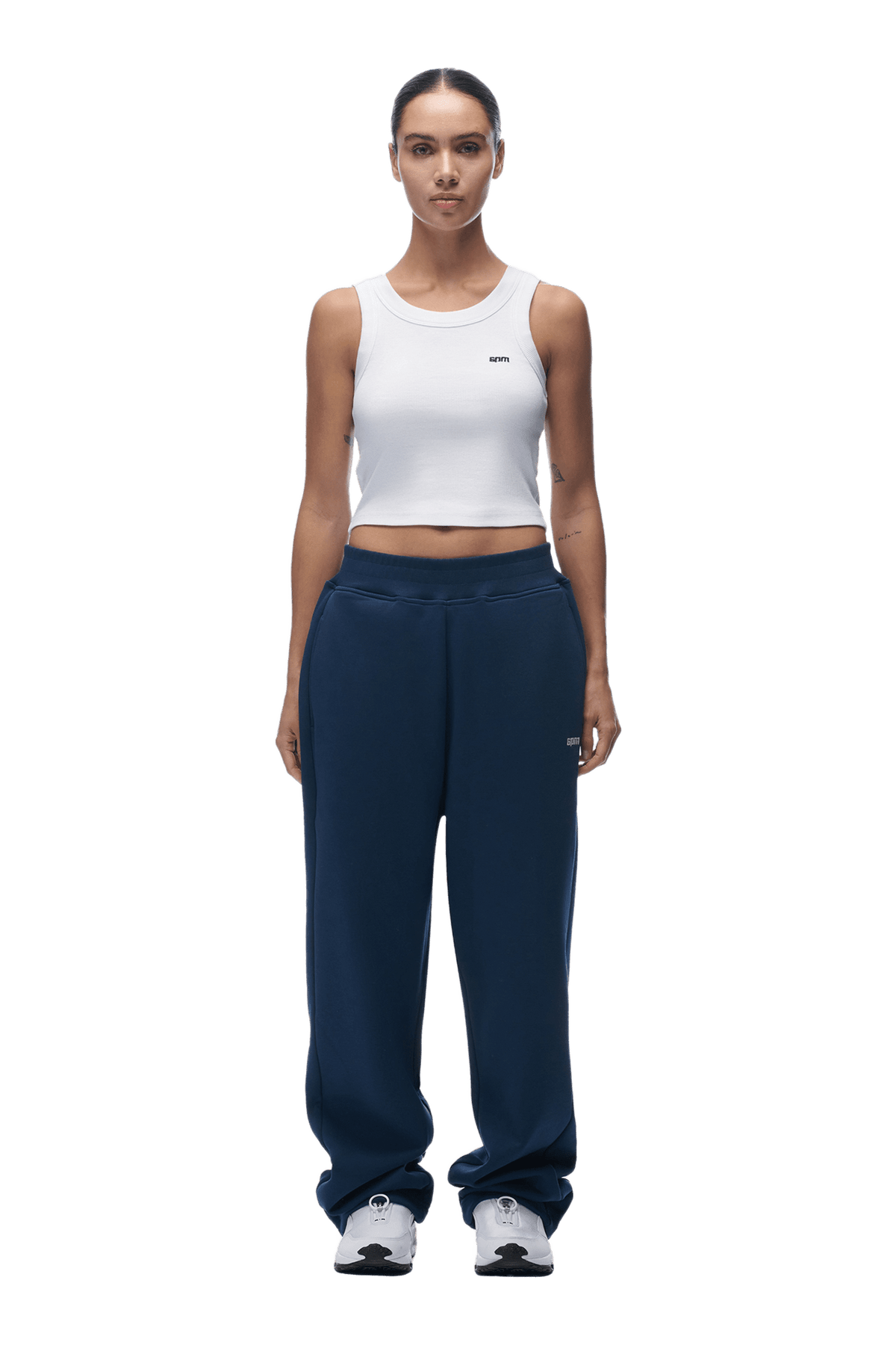 OPEN LEG JOGGER NAVY