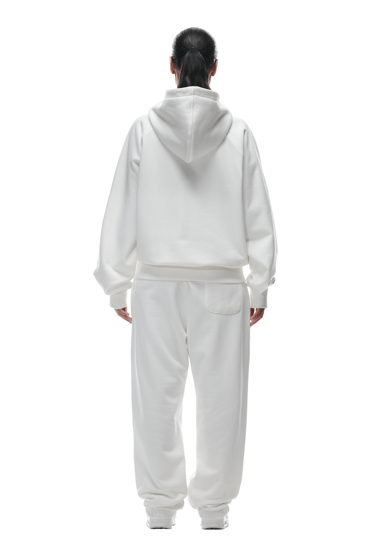 ZIP HOODIE COCONUT WHITE