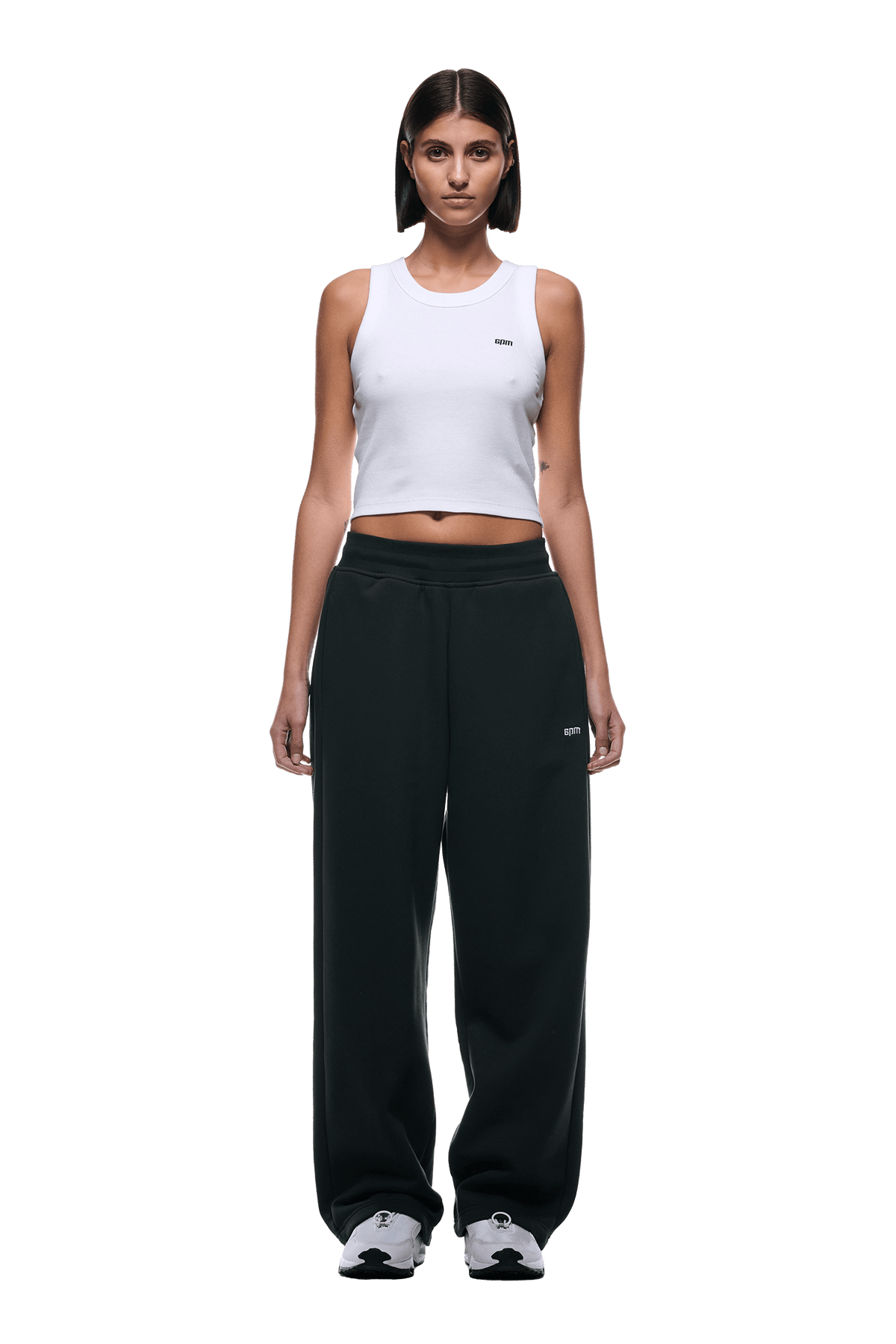 OPEN LEG JOGGER DARK EMERALD