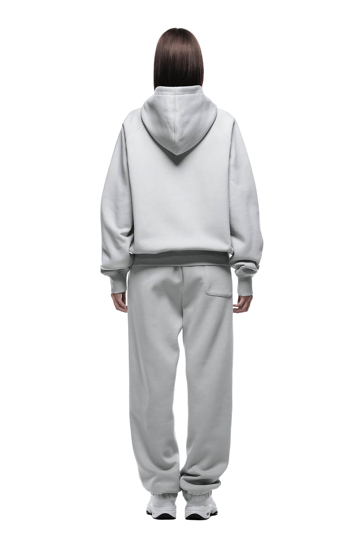 ZIP HOODIE SMOKE GREY
