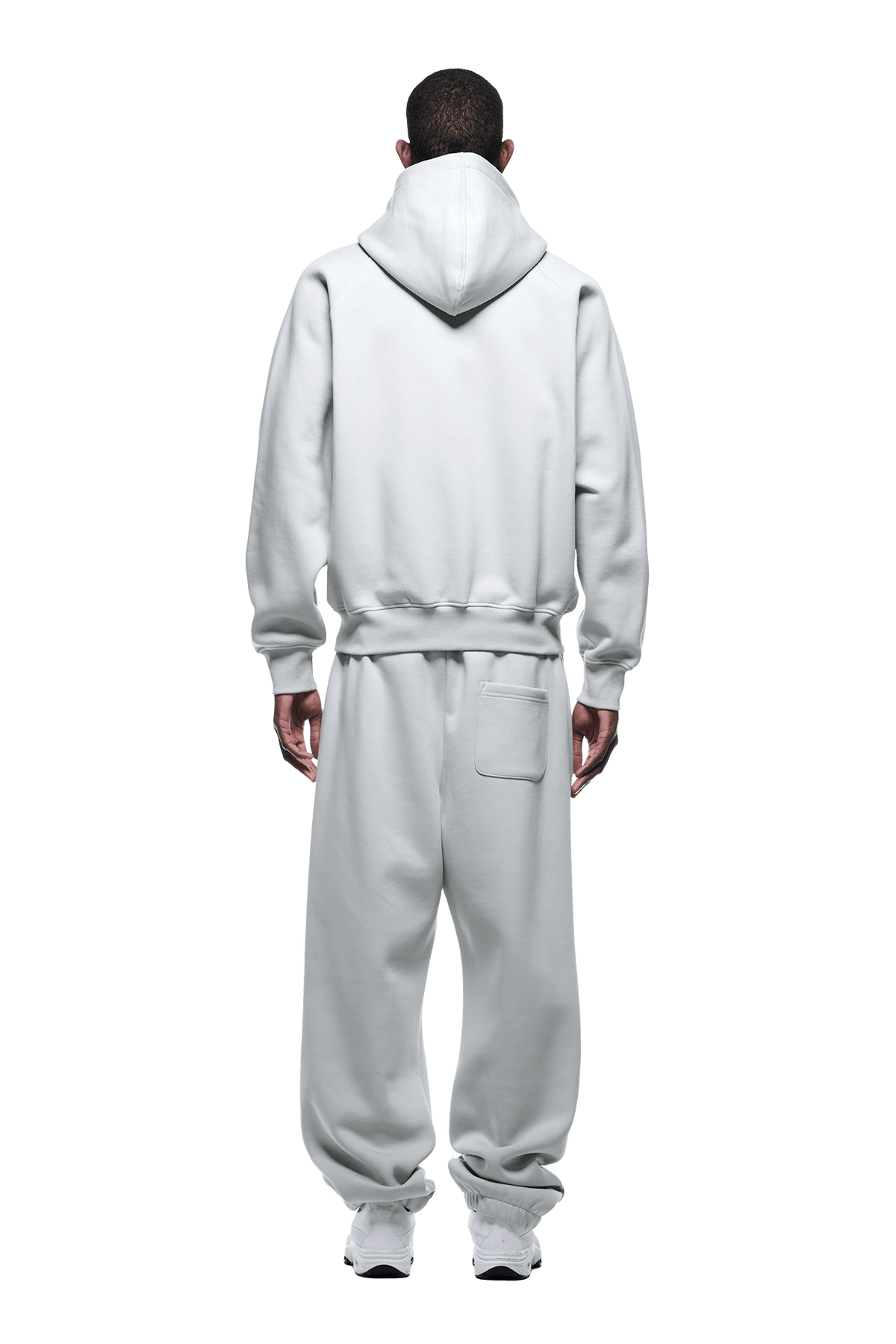 ZIP HOODIE SMOKE GREY