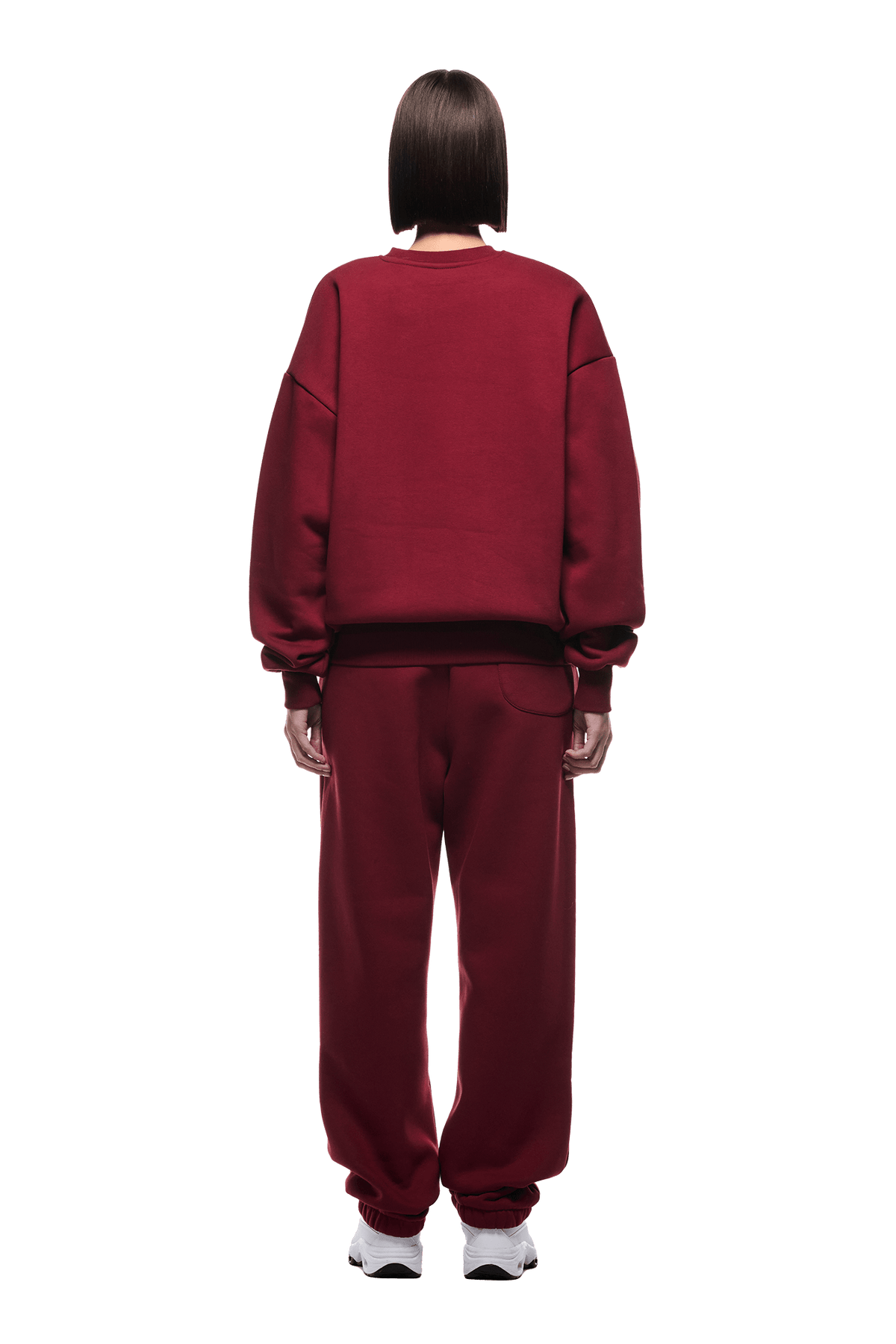 CREWNECK WINE RED