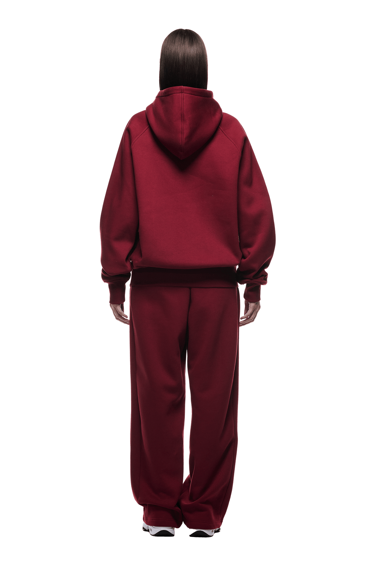 HOODIE WINE RED