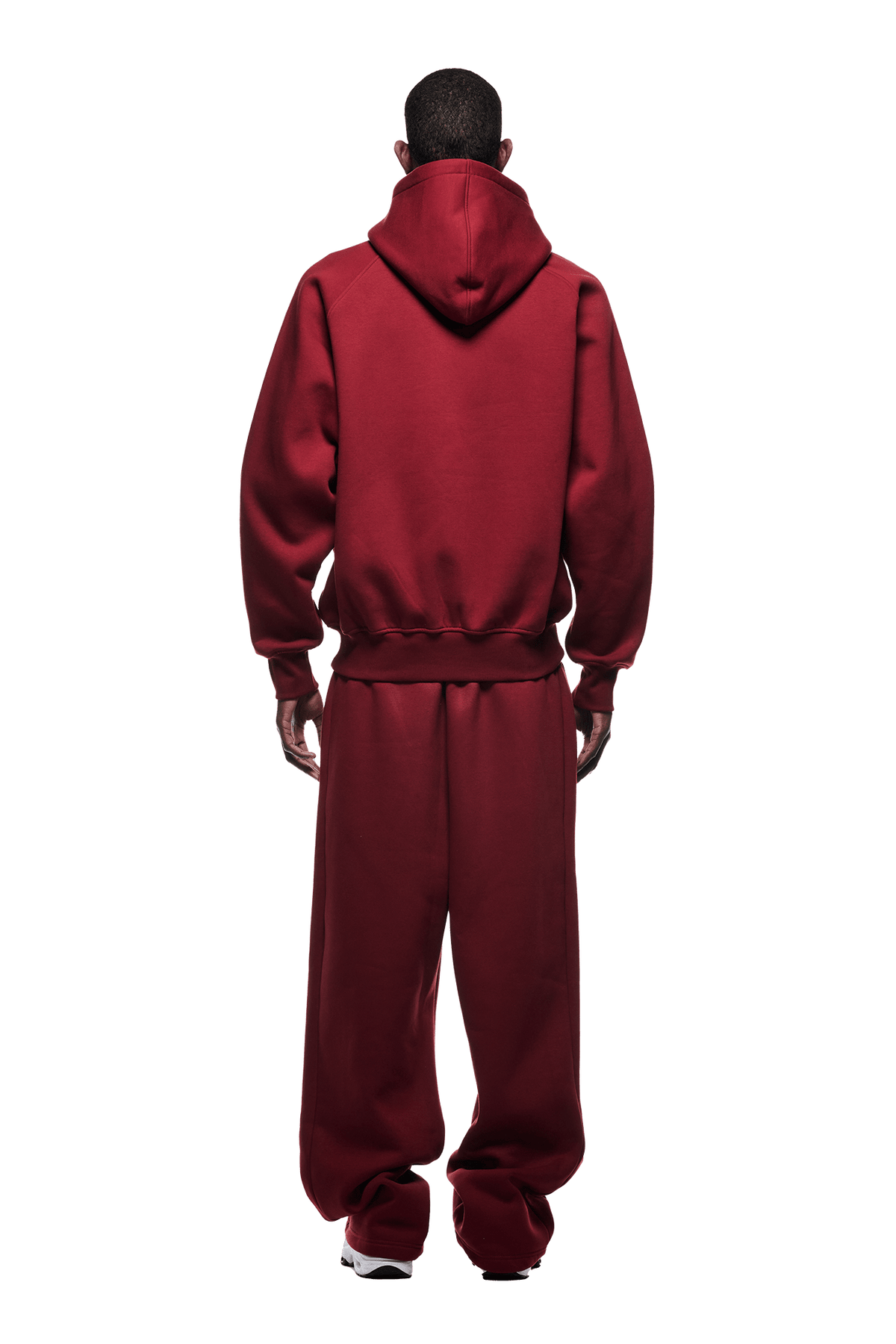 HOODIE WINE RED