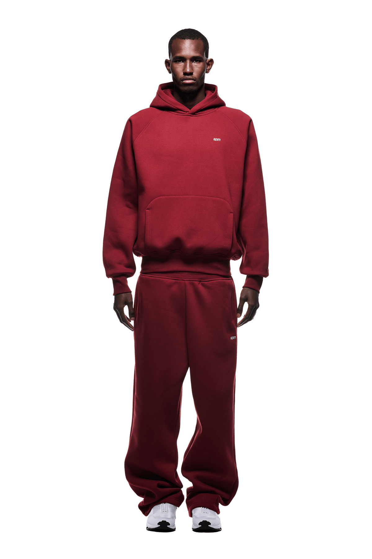 HOODIE WINE RED