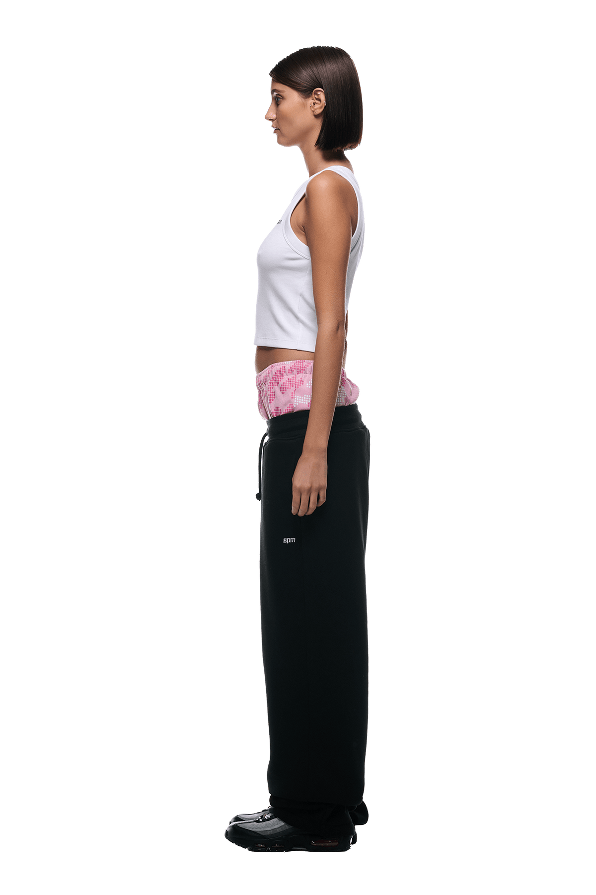 BOXERS OPEN LEG JOGGER BLACK