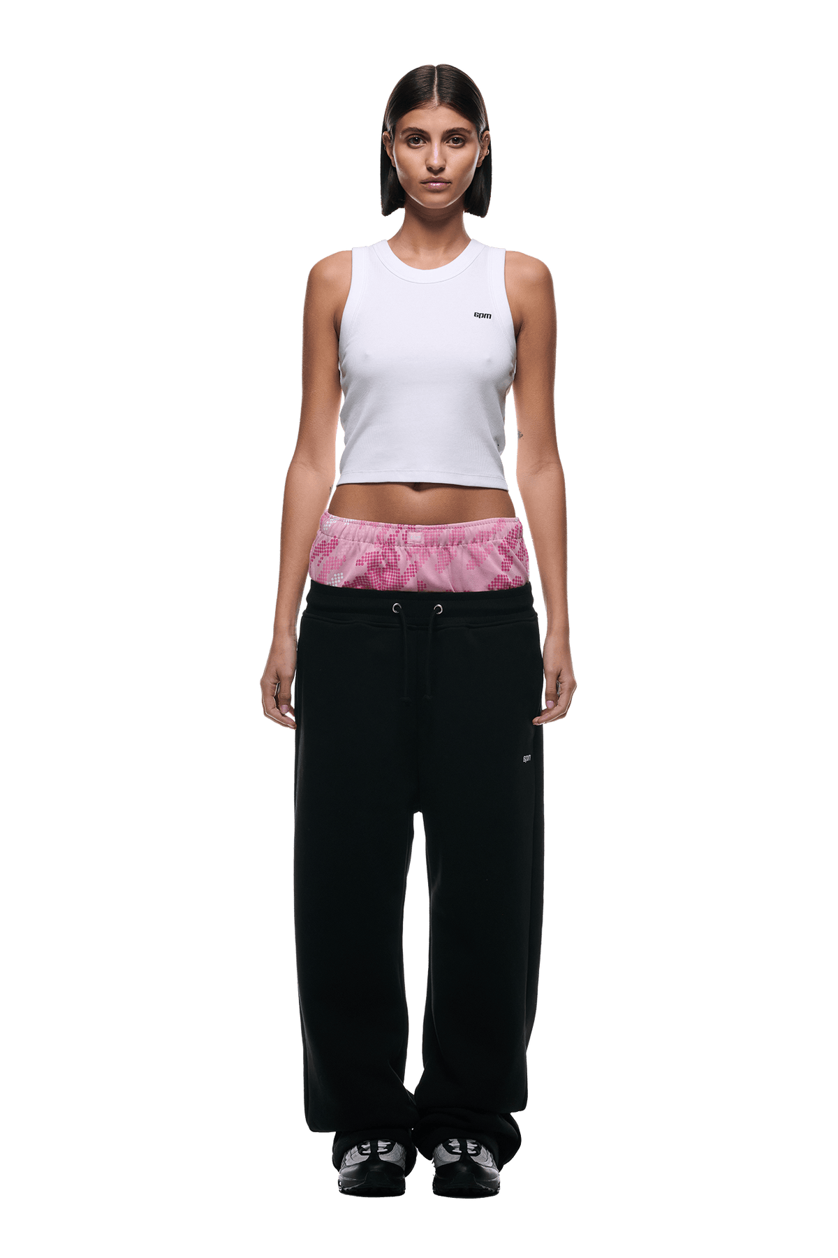 BOXERS OPEN LEG JOGGER BLACK
