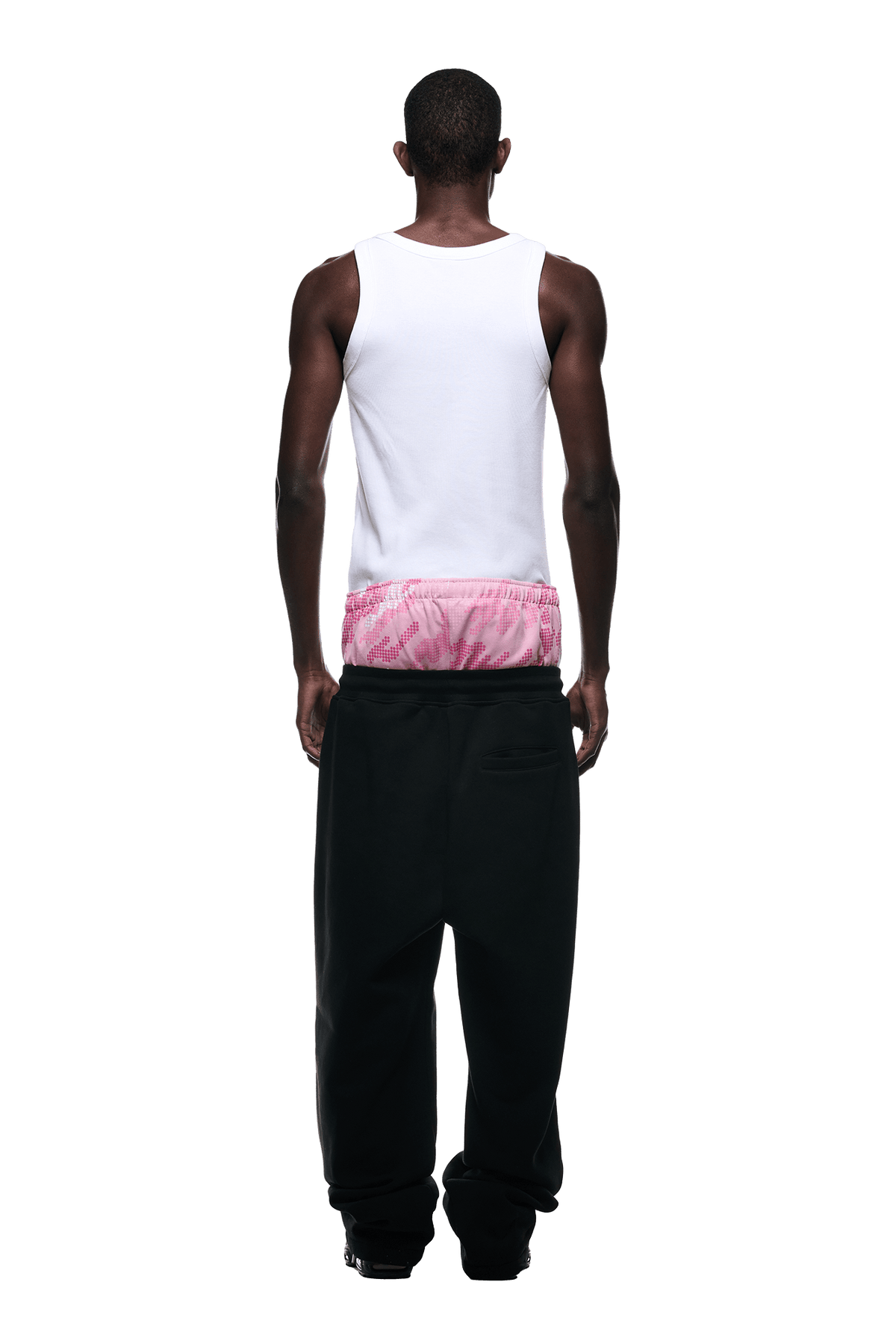 BOXERS OPEN LEG JOGGER BLACK