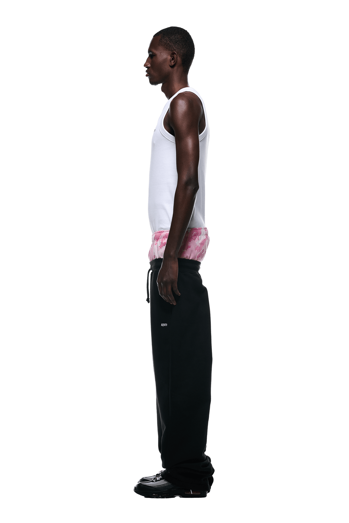 BOXERS OPEN LEG JOGGER BLACK