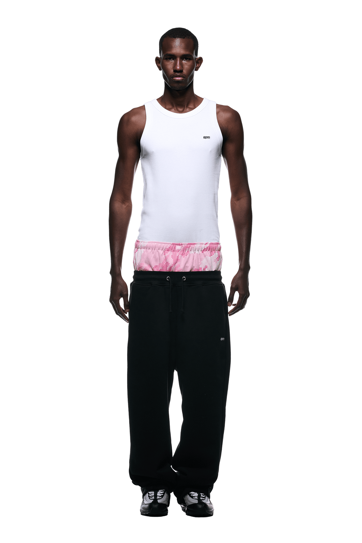 BOXERS OPEN LEG JOGGER BLACK