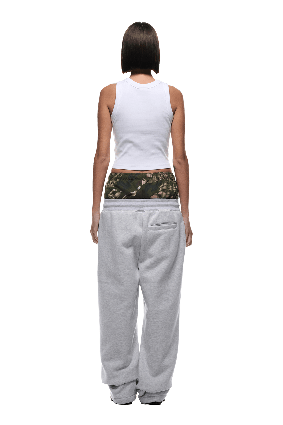 BOXERS OPEN LEG JOGGER GREY