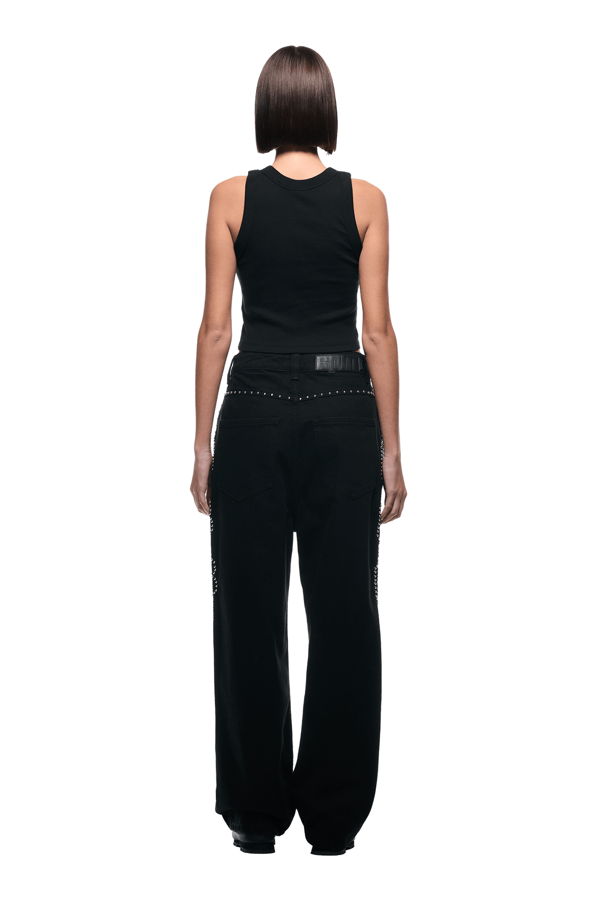 STUDS DENIM BLACK