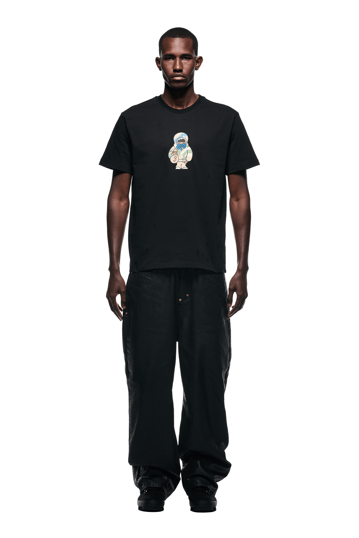 MONEY GUY TEE BLACK