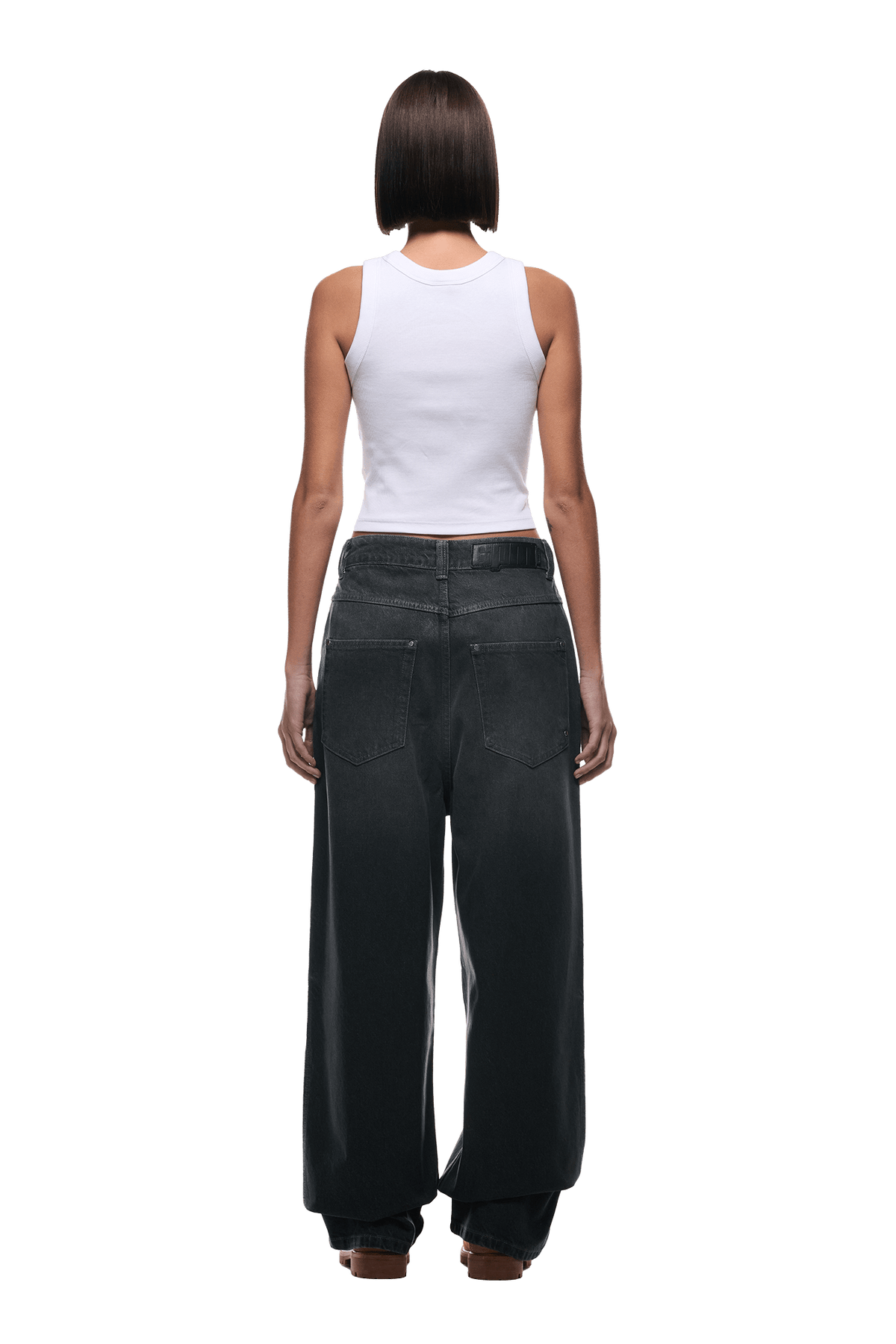 WAX COATED DENIM GREY