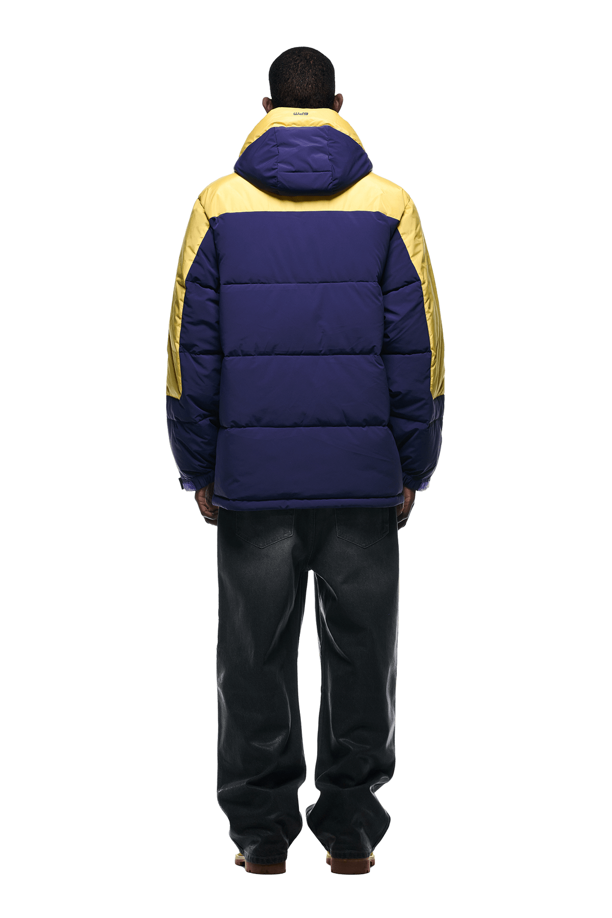 COACH PUFFER COAT BLUE