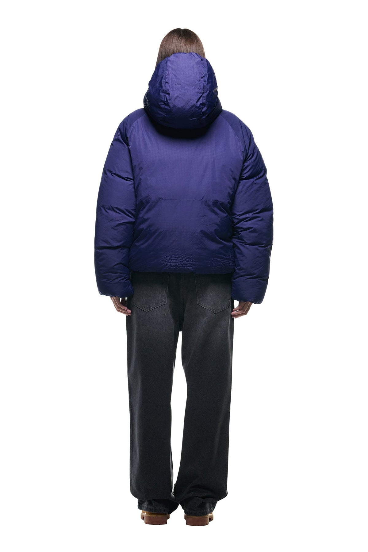 REVERSIBLE PUFFER JACKET BLUE