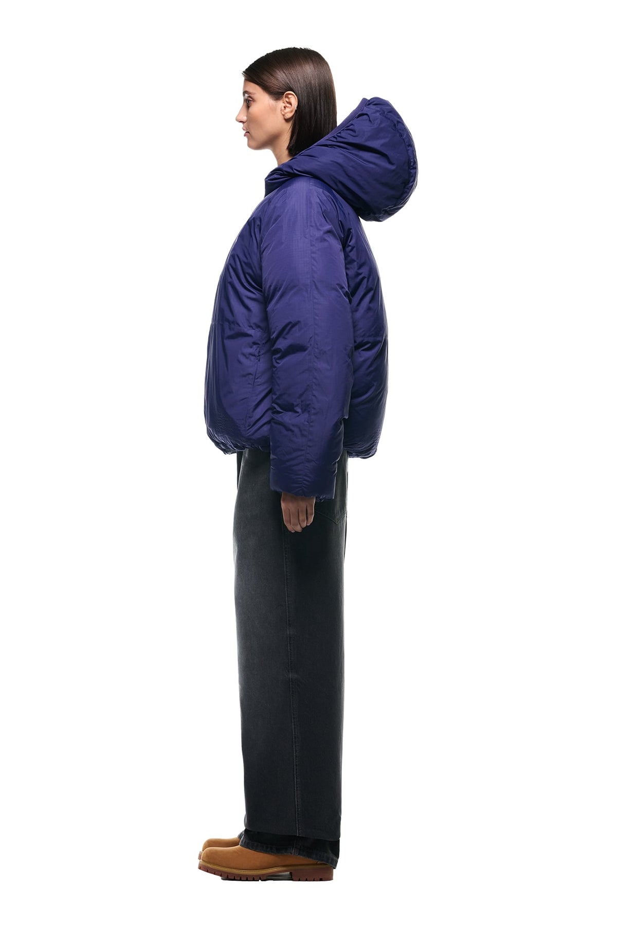 REVERSIBLE PUFFER JACKET BLUE