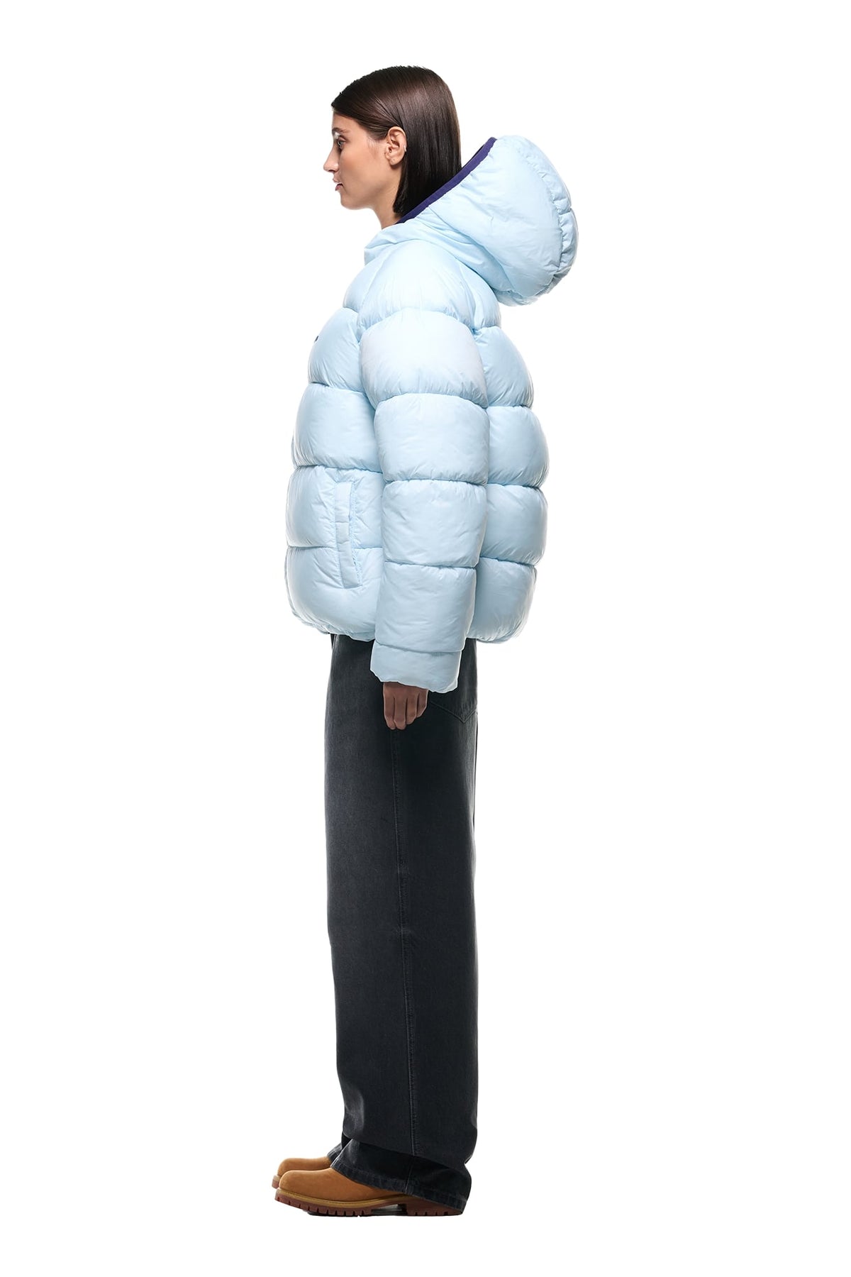 REVERSIBLE PUFFER JACKET BLUE