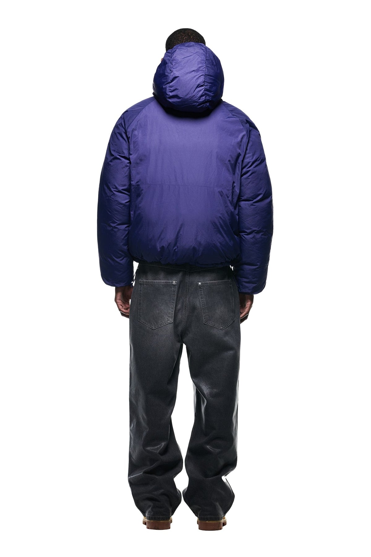 REVERSIBLE PUFFER JACKET BLUE