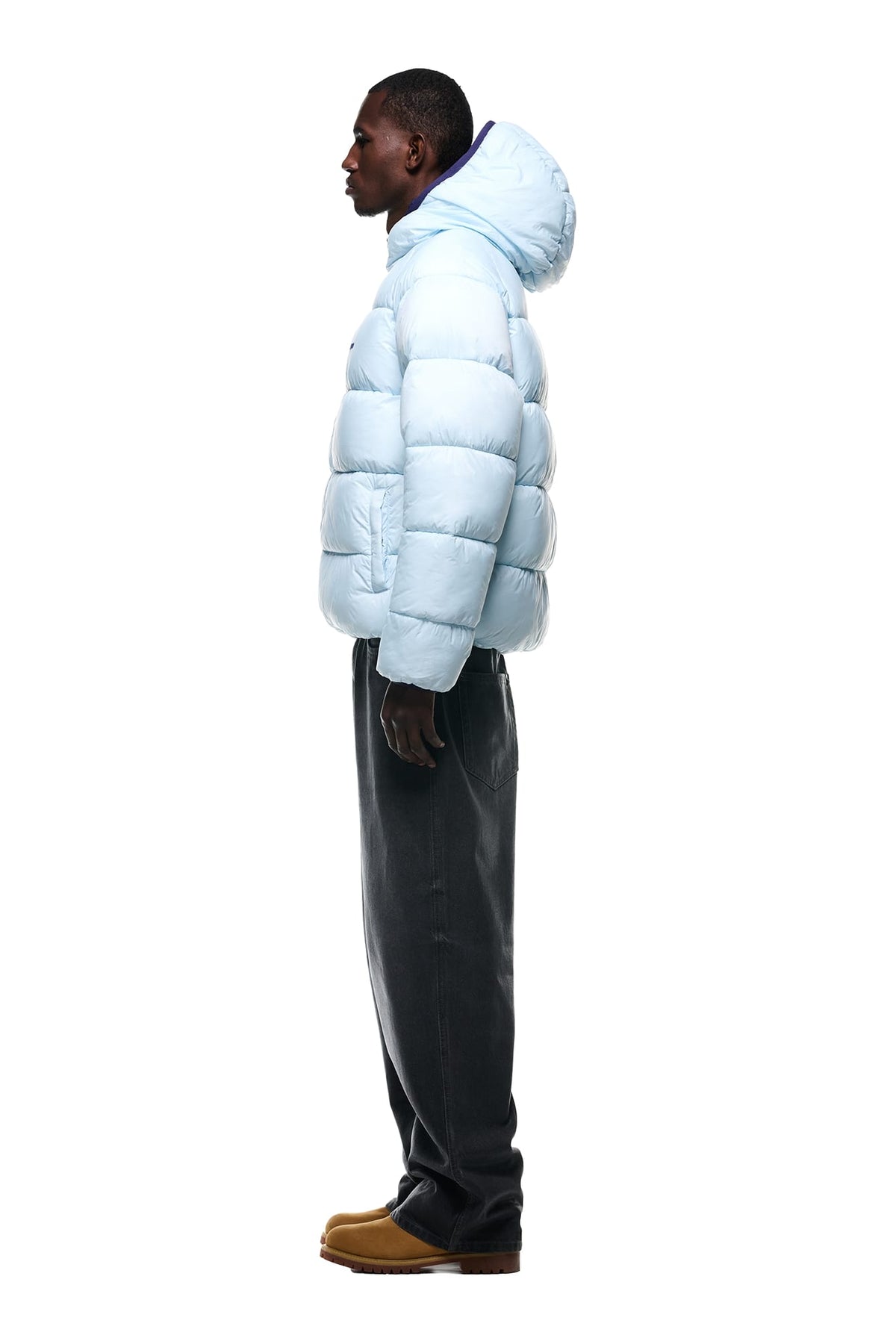 REVERSIBLE PUFFER JACKET BLUE