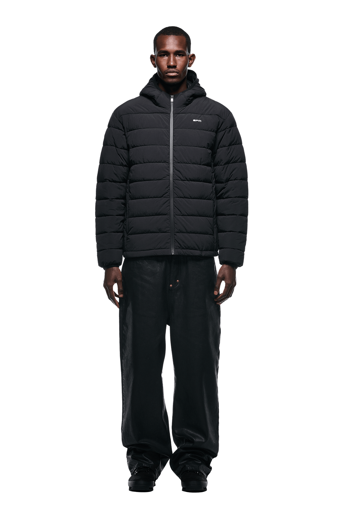 LIGHT PUFFER JACKET BLACK