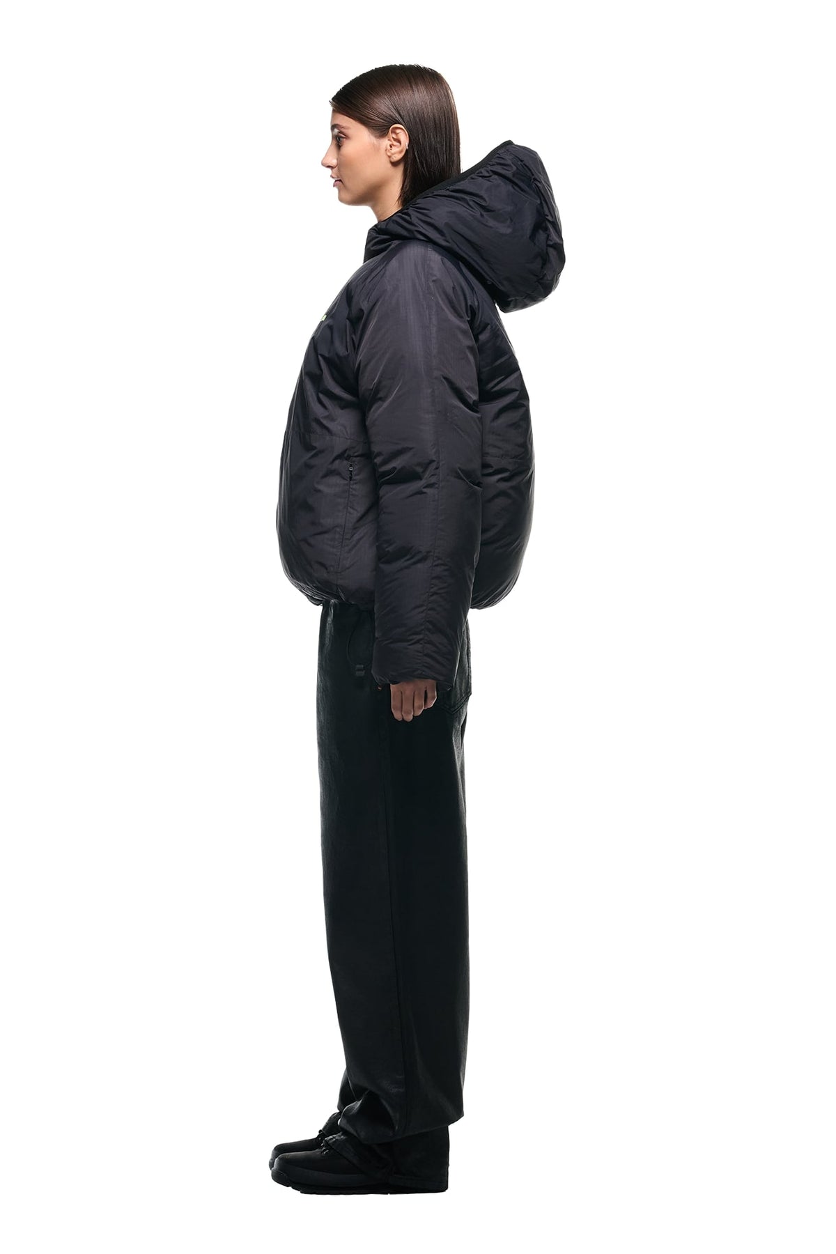 REVERSIBLE PUFFER JACKET BLACK