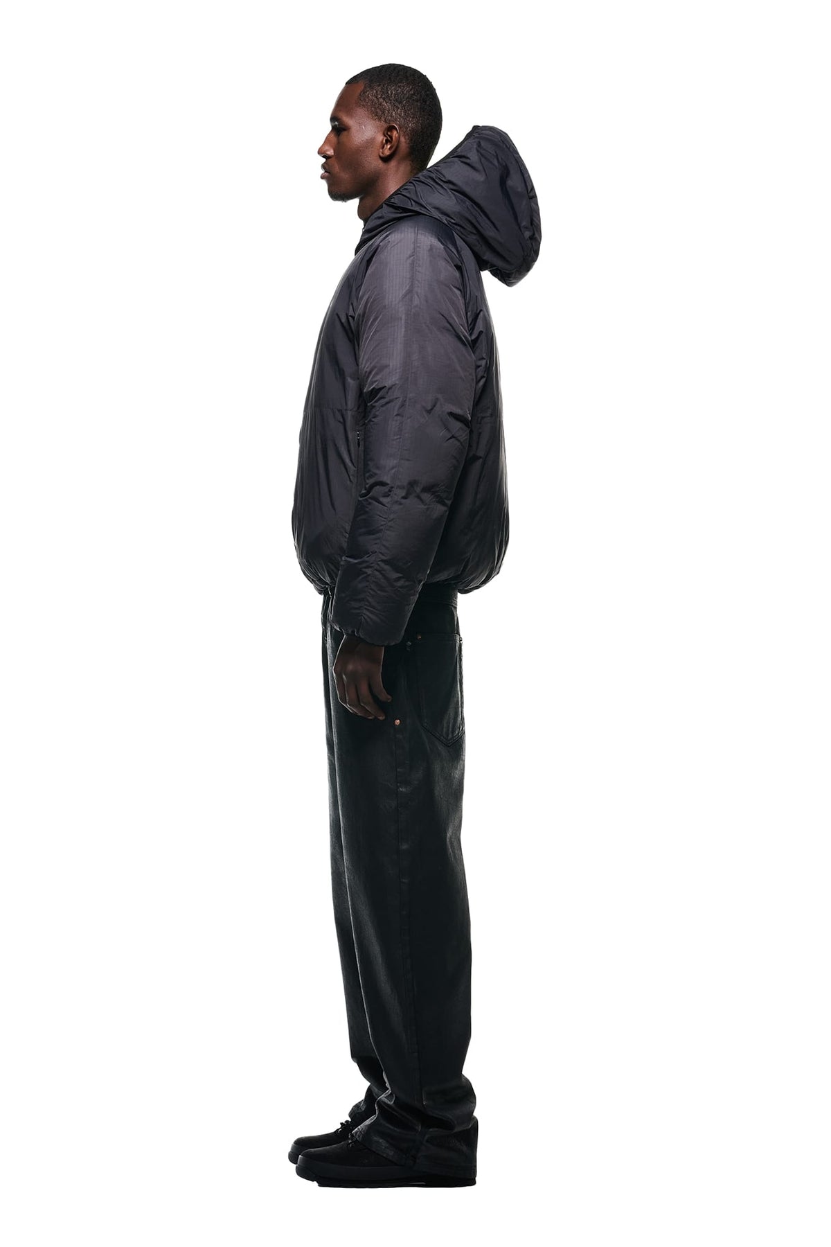 REVERSIBLE PUFFER JACKET BLACK