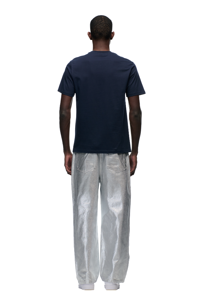 CLEAN EDGE WAVE T-SHIRT MIDNIGHT BLUE