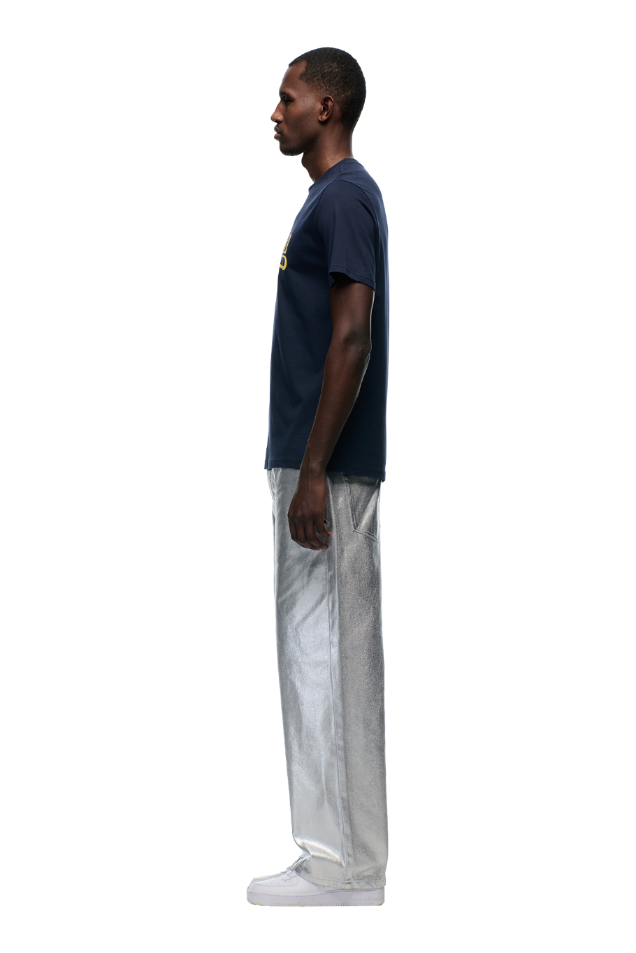 CLEAN EDGE WAVE T-SHIRT MIDNIGHT BLUE