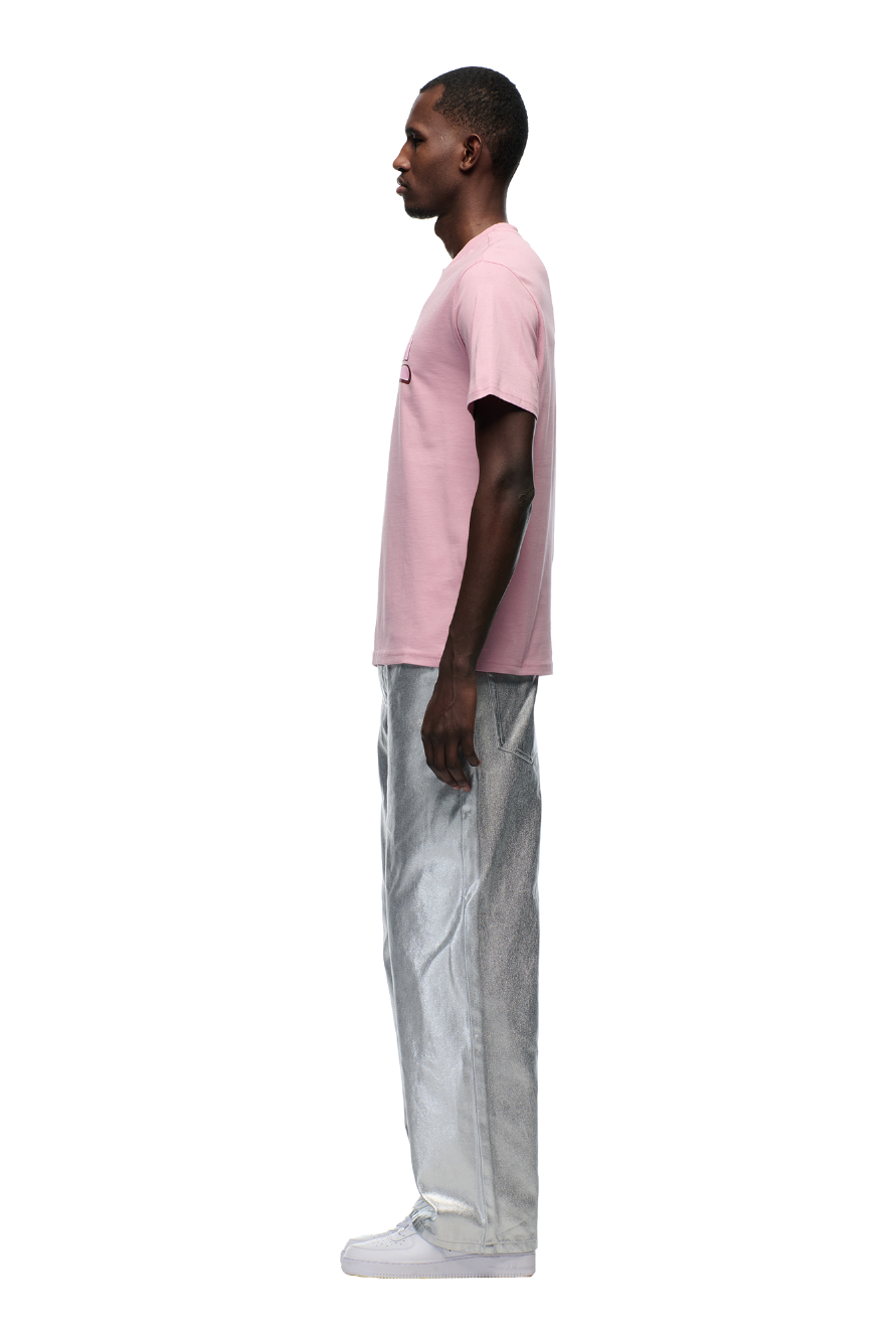 CLEAN EDGE WAVE T-SHIRT PINK