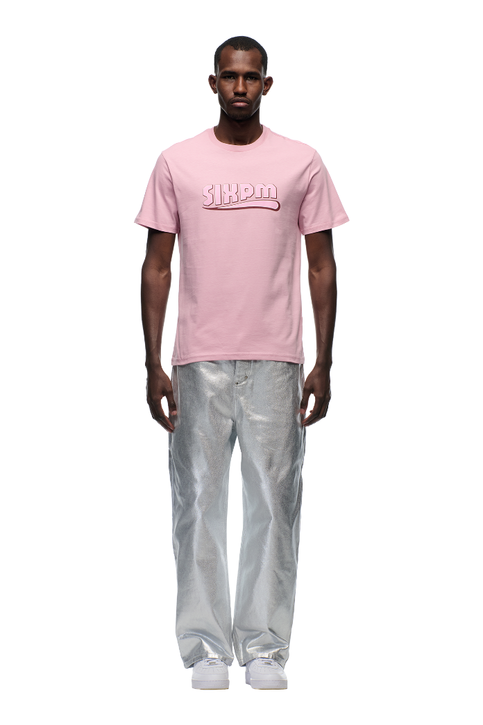 CLEAN EDGE WAVE T-SHIRT PINK