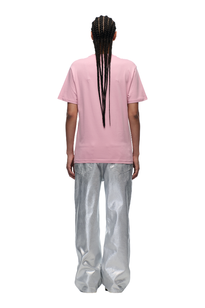 CLEAN EDGE WAVE T-SHIRT PINK