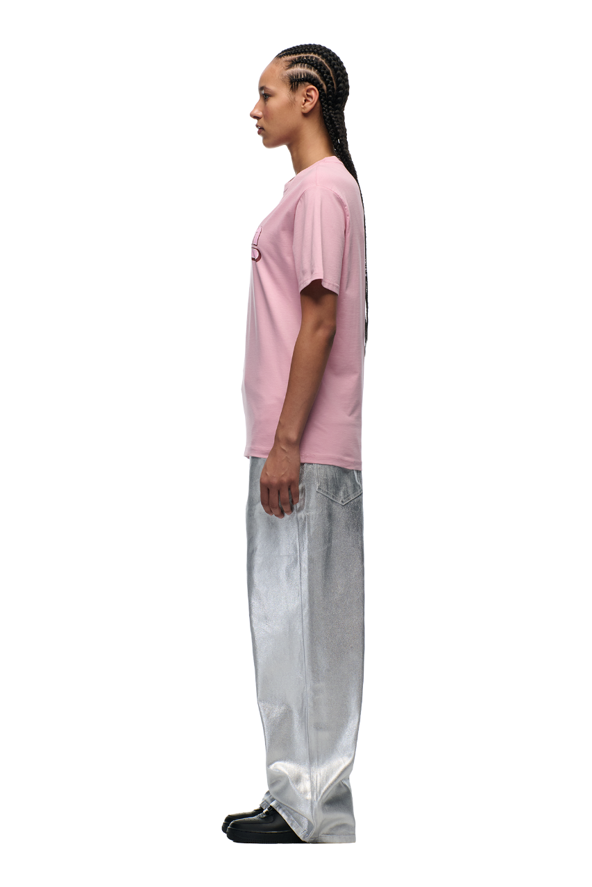 CLEAN EDGE WAVE T-SHIRT PINK