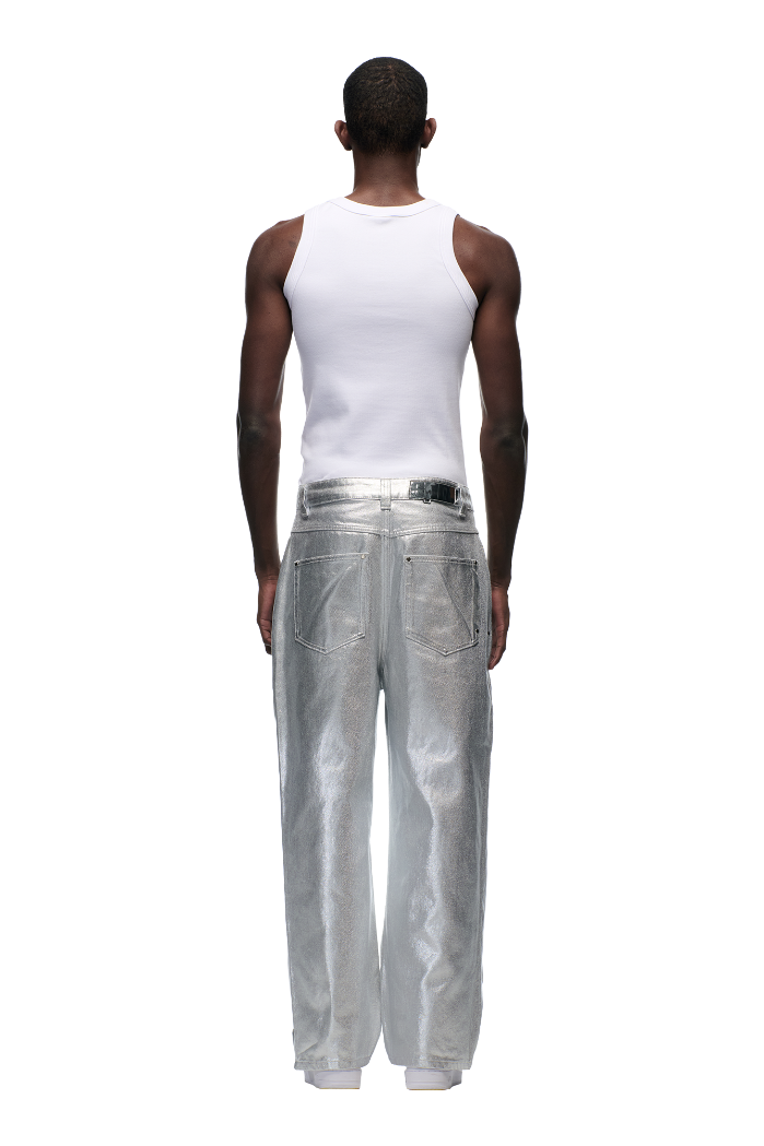 WAX COATED DENIM SILVER SURFER