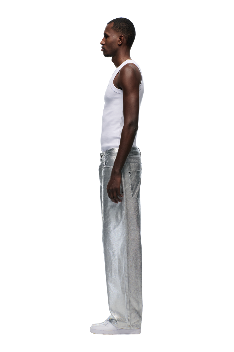 WAX COATED DENIM SILVER SURFER