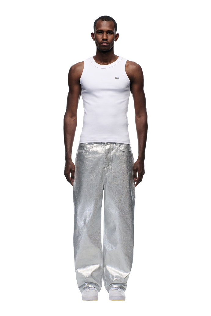 WAX COATED DENIM SILVER SURFER