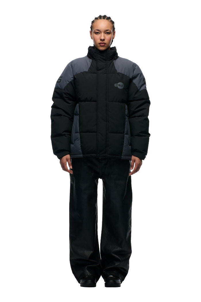COLOUR BLOCKING PUFFER BLACK/ANTHRACITE