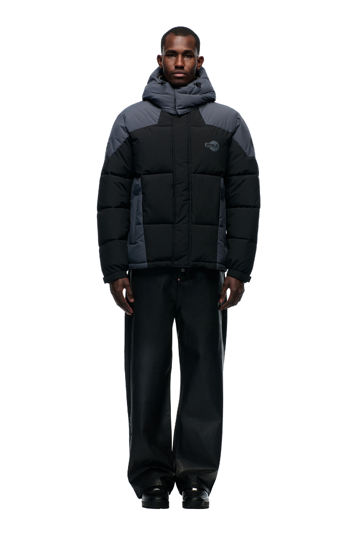 COLOUR BLOCKING PUFFER BLACK/ANTHRACITE