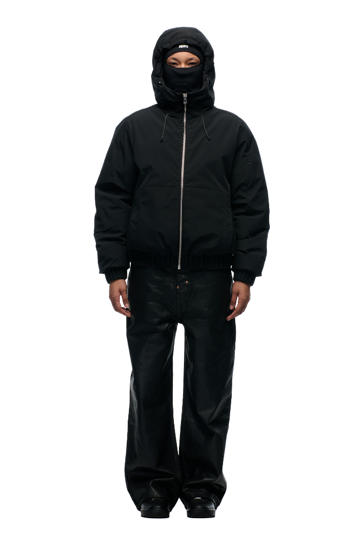 EMBOSSED JACKET BLACK