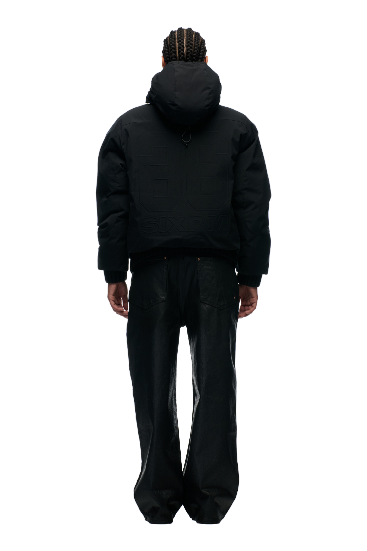 EMBOSSED JACKET BLACK