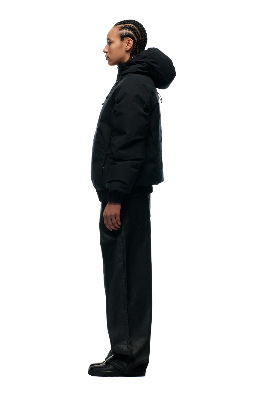 EMBOSSED JACKET BLACK
