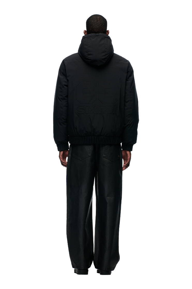 EMBOSSED JACKET BLACK
