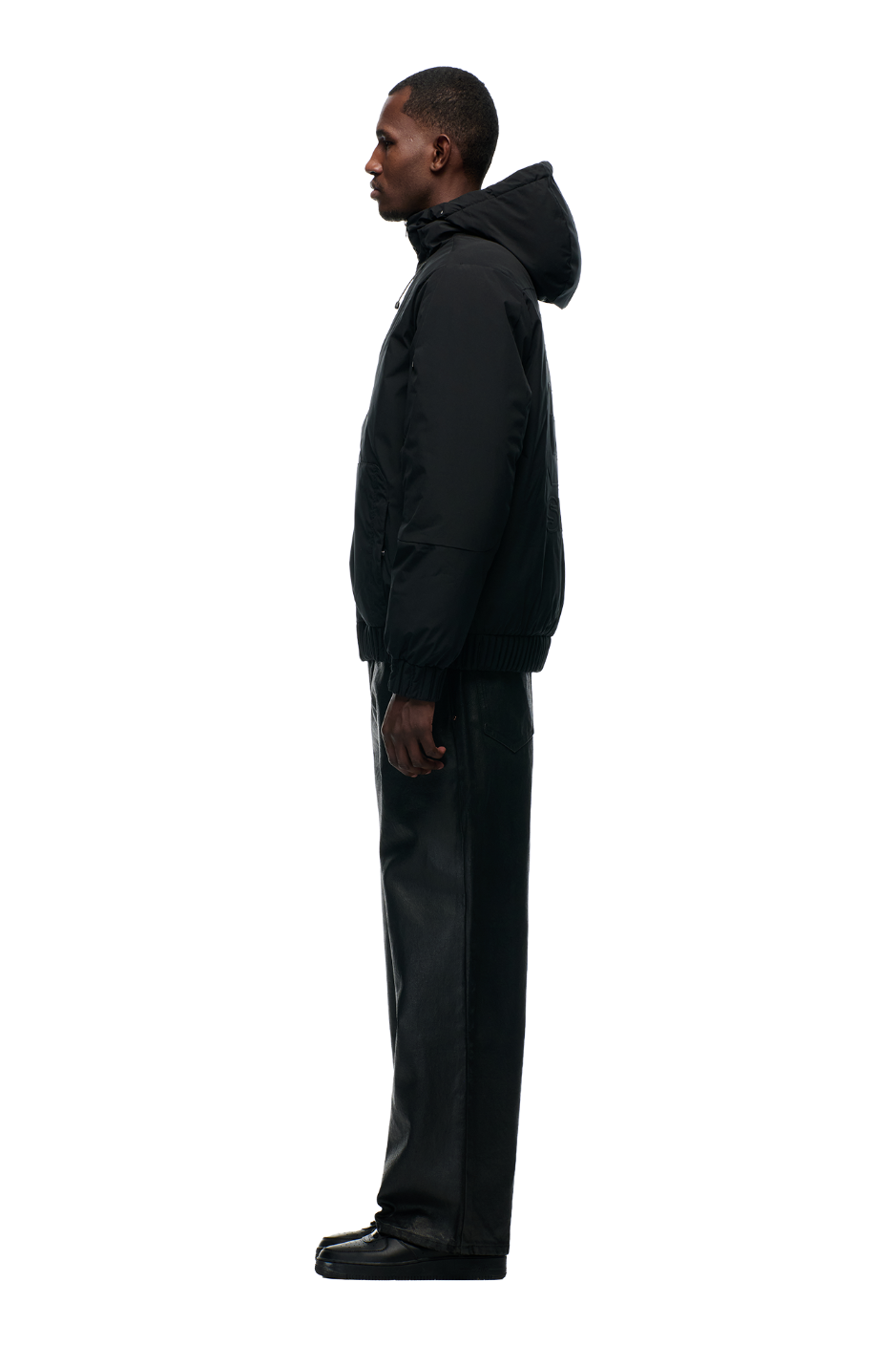 EMBOSSED JACKET BLACK
