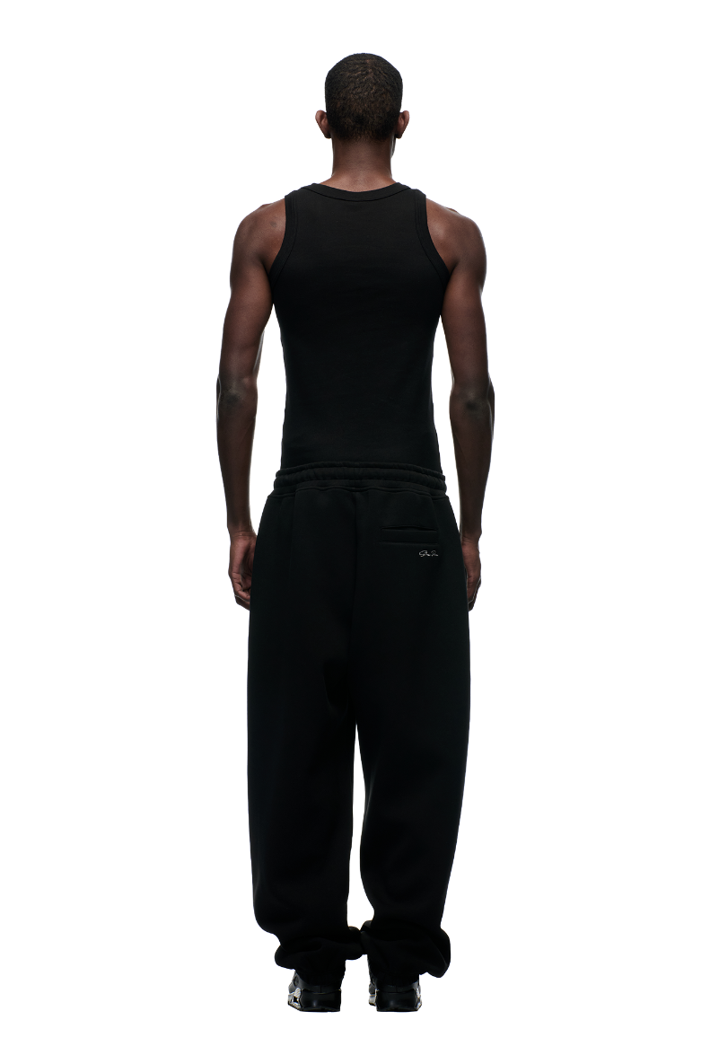 X-TRA WIDE CUFF JOGGER BLACK