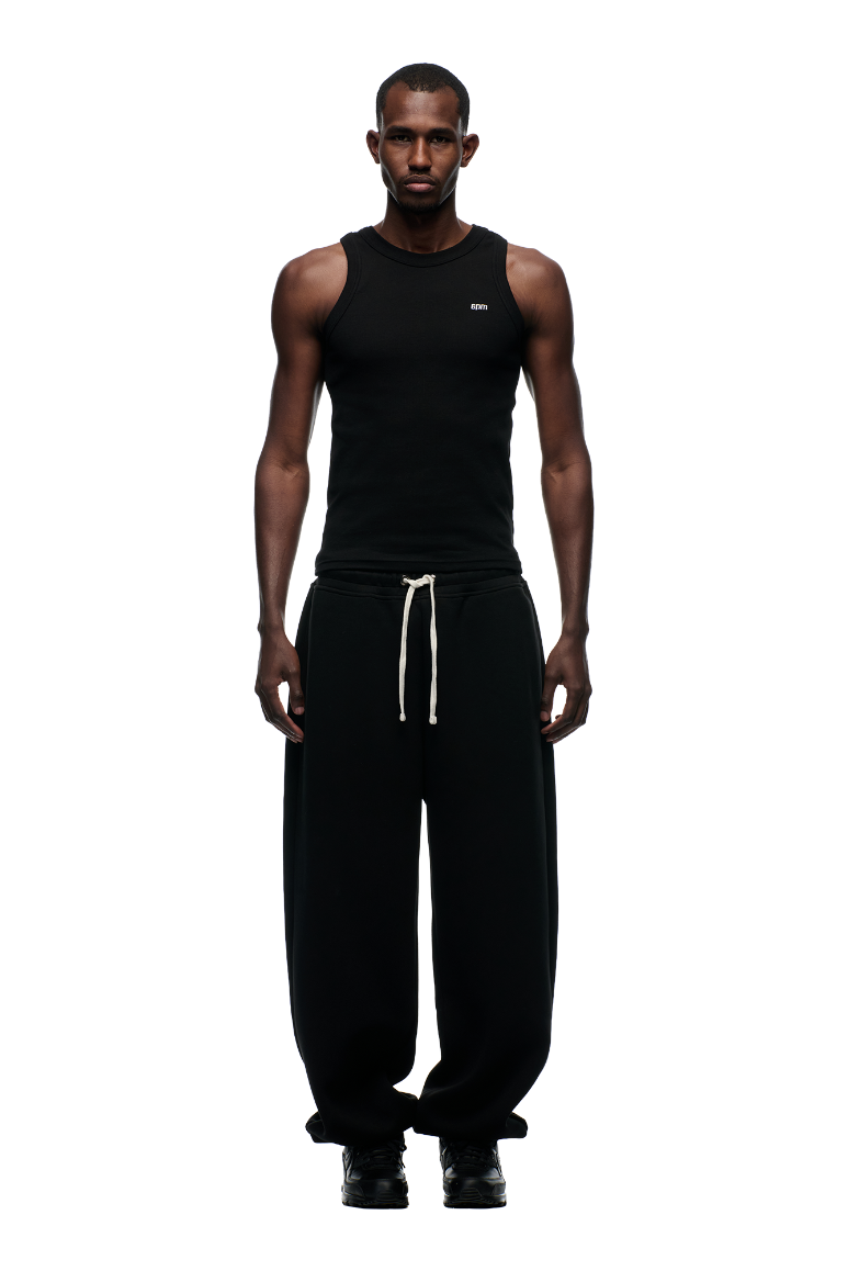 X-TRA WIDE CUFF JOGGER BLACK