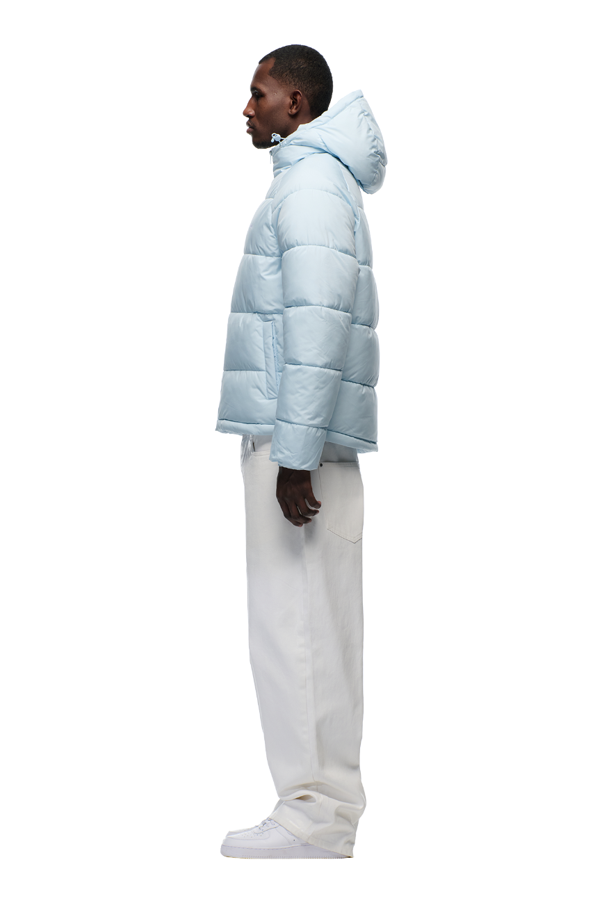 PUFFER JACKET ICE BLUE