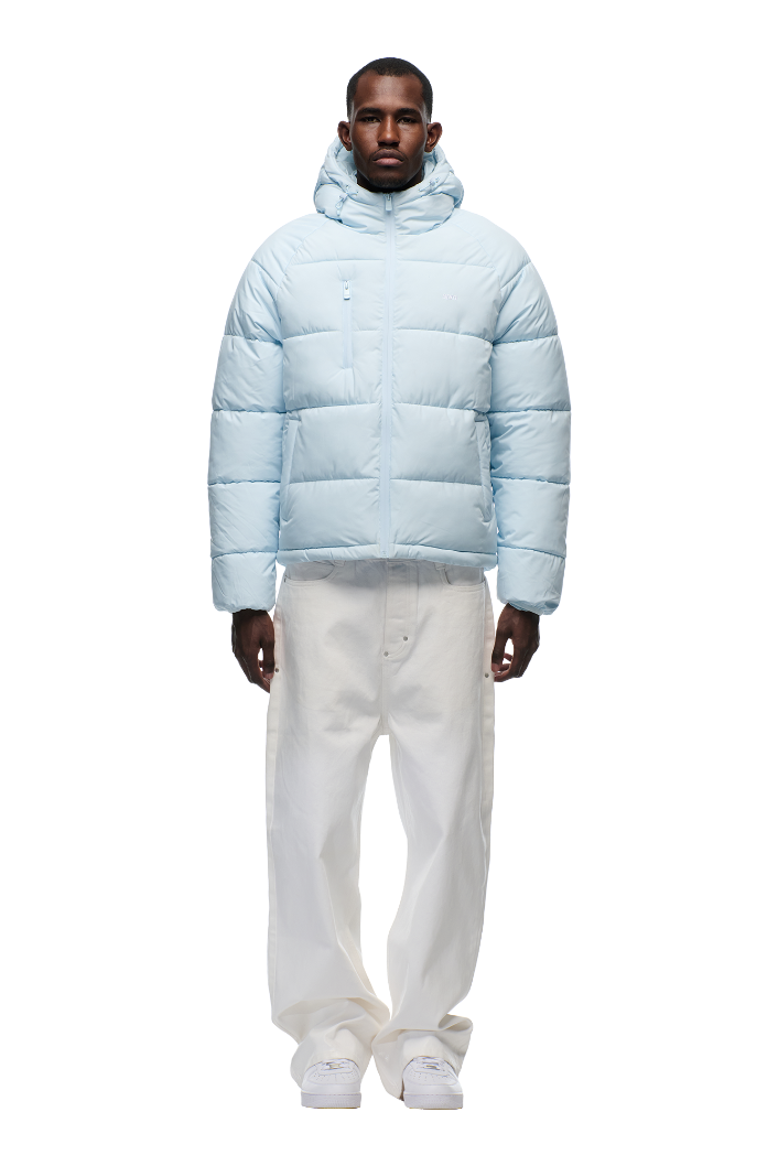 PUFFER JACKET ICE BLUE