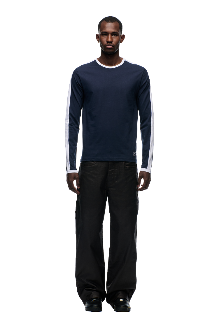 GRAFFITI RINGER LS MIDNIGHT BLUE