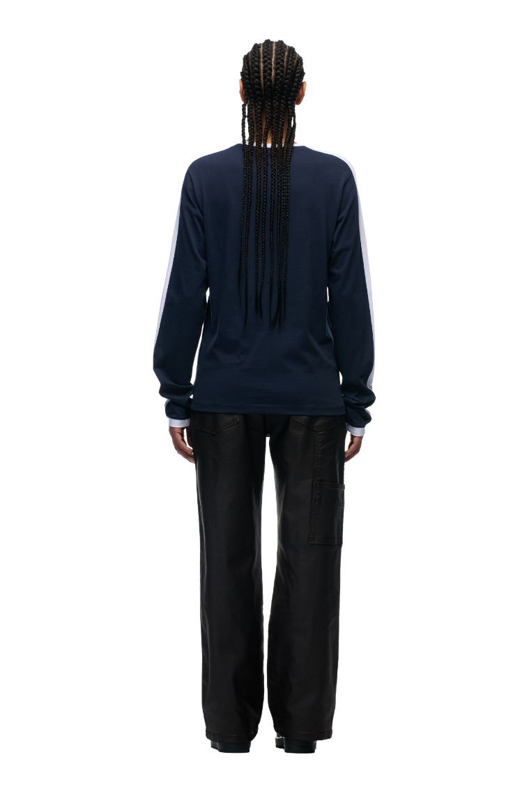 GRAFFITI RINGER LS MIDNIGHT BLUE